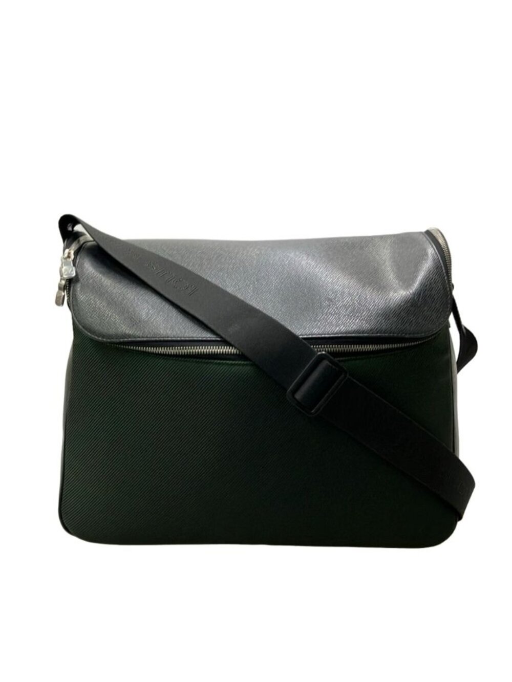 Louis Vuitton Shoulder Bag Crossbody Leather Taiga